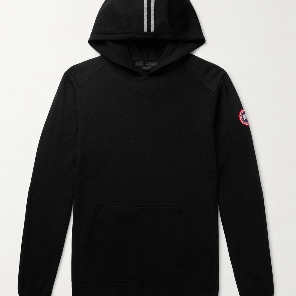 Canada Goose Black Hooded Sweater